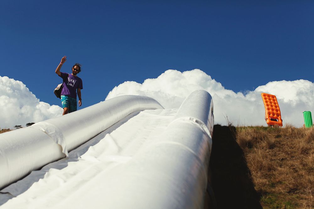 Live More Awesome World's Biggest Waterslide Volunteers